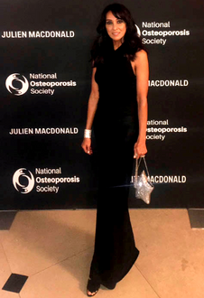 Jackie St. Clair, Julien Macdonald Charity Gala 2018, dress Alaia