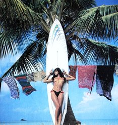 Jackie St. Clair, Calendar Shoot, Mauritius 1992